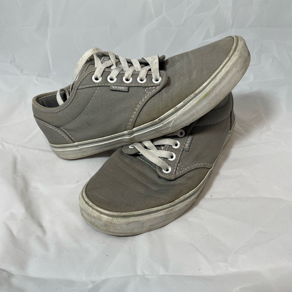 Grey womens vans canvas shoes - Picture 6 of 6